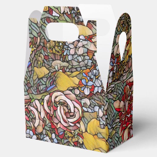 ステンドグラス植物性フローラ フェイバーボックス (オープン)