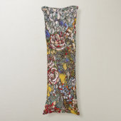 ステンドグラス植物性フローラ ボディピロー (正面縦)