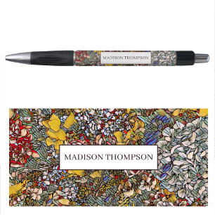 ステンドグラス植物性フローラ ボールペン