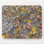 ステンドグラス植物性フローラ マウスパッド (正面)
