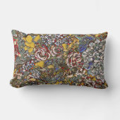 ステンドグラス植物性フローラ ランバークッション (正面)