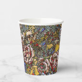 ステンドグラス植物性フローラ 紙コップ (左)