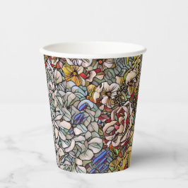 ステンドグラス植物性フローラ 紙コップ