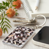 ステンドグラス模様 キーホルダー (正面右)