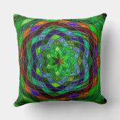 ステンドグラス模様 クッション (裏面)