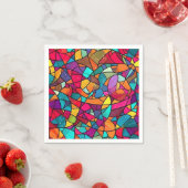 ステンドグラス模様 スタンダードカクテルナプキン (インサイチュ)