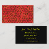 ステンドグラス模様 名刺 (正面/裏面)