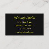 ステンドグラス模様 名刺 (裏面)