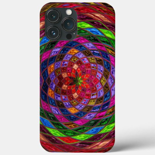 ステンドグラス模様 Case-Mate iPhoneケース (裏面)
