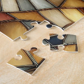 ステンドグラス波パズル ジグソーパズル (側面)