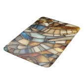 ステンドグラス波 バスマット (アングル)