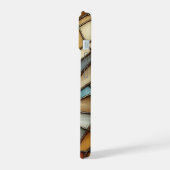 ステンドグラス波 iPhone 15ケース (左側面)