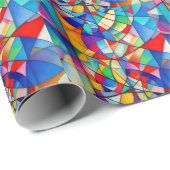 ステンドグラス混色 ラッピングペーパー (ロールコーナー)