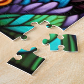 ステンドグラス猫 ジグソーパズル (側面)