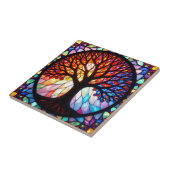 ステンドグラス生命の木 タイル (側面)