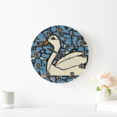 ステンドグラス白鳥の時計 ラージ壁時計 (ホーム)