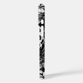 ステンドグラス白黒ヒョウ Case-Mate iPhoneケース (裏面 / 左)