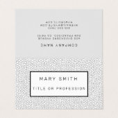 ステンドグラス白 名刺 (外部フラット)