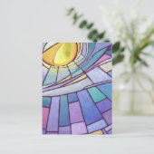 ステンドグラス空 ポストカード (スタンド正面)