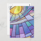 ステンドグラス空 ポストカード (正面/裏面)