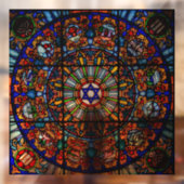 ステンドグラス窓は宗教的にしがみつく ウィンドウサイン (シート2)