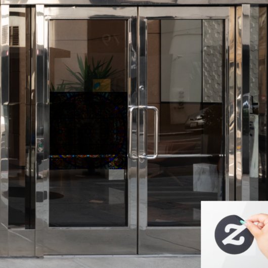 ステンドグラス窓は宗教的にしがみつく ウィンドウサイン (オフィスドア)