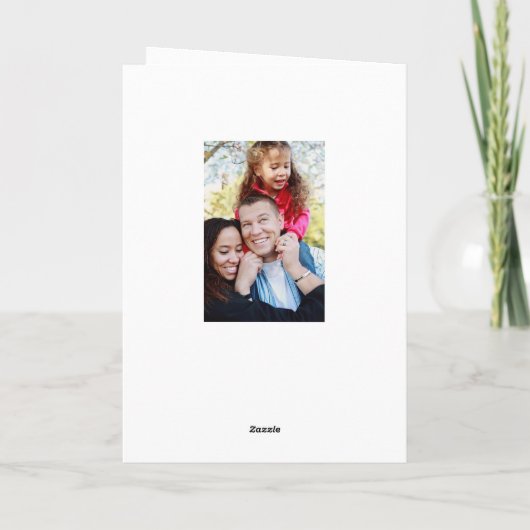 ステンドグラス窓クリスマス出生 シーズンカード (裏面)