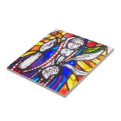 ステンドグラス窓デザイン宗教姿 タイル (側面)