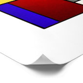 ステンドグラス窓トリプチテオ・ヴァン・ドスバーグ ポスター (角)