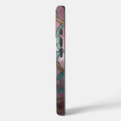 ステンドグラス窓バラiPhone 16ケース Case-Mate iPhoneケース (裏面 / 左)