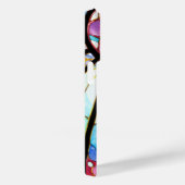 ステンドグラス窓ピンクブルー緑 Case-Mate iPhoneケース (裏面 / 右)