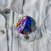 ステンドグラス窓ピンボタン 缶バッジ (インサイチュ)