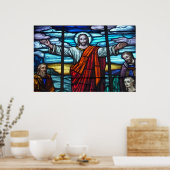 ステンドグラス窓ポスター ポスター (キッチン)