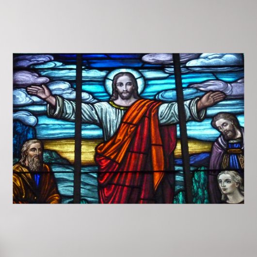 ステンドグラス窓ポスター ポスター (正面)