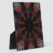 ステンドグラス窓万華鏡のように千変万化するパターン12 フォトプラーク (側面)