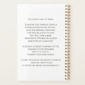 ステンドグラス窓出生カスタム文字 プランナー手帳 (裏面)