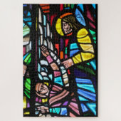 ステンドグラス窓 ジグソーパズル (縦)