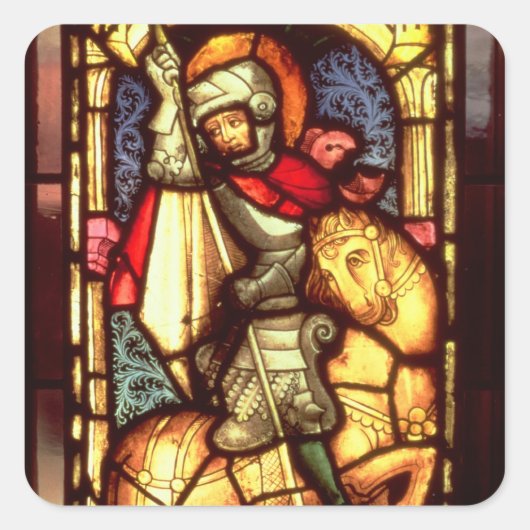 ステンドグラス窓 スクエアシール (正面)