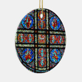 ステンドグラス窓 セラミックオーナメント (右)