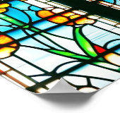 ステンドグラス窓 ポスター (角)