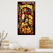 ステンドグラス窓 ポスター (キッチン)