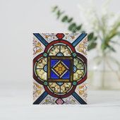 ステンドグラス窓 ポストカード (スタンド正面)