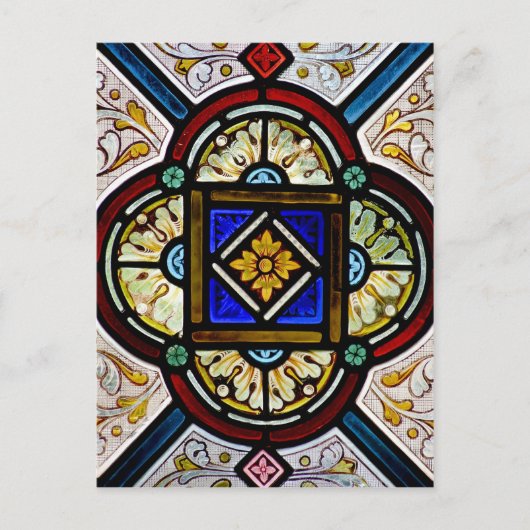 ステンドグラス窓 ポストカード (正面)