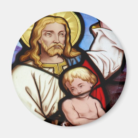 ステンドグラス窓 マグネット (正面)