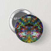 ステンドグラス窓 缶バッジ (正面&裏面)