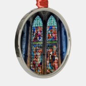 ステンドグラス窓、英国サリスベリー大聖堂 メタルオーナメント (右)