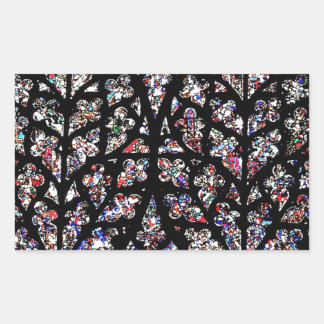 ステンドグラス窓 長方形シール