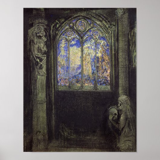 ステンドグラス窓， 1904 ポスター (正面)