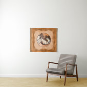 ステンドグラス窓byアルフォンスミュシャ タペストリー (インサイチュ(横))