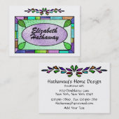 ステンドグラス筐体/SRFによる名刺 名刺 (正面/裏面)